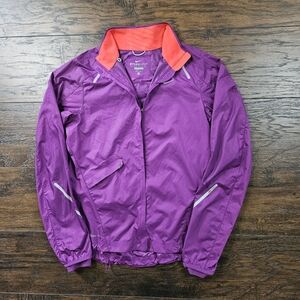Nike Storm Fly Purple Running Windbreaker  w/ Storm-Fit Technology Size Small